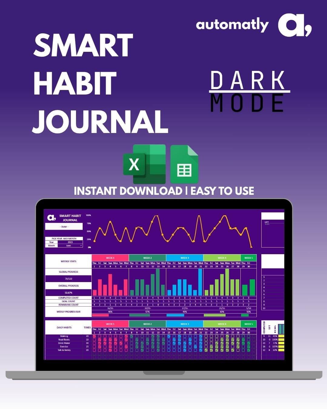Smart Habit Journal_Excel