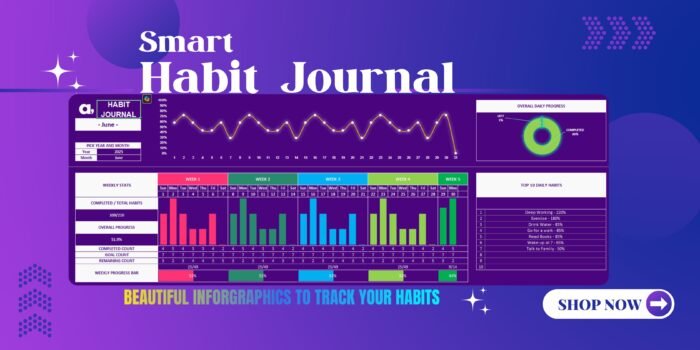 Smart Habit Journal_Excel - Image 2