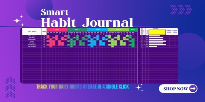 Smart Habit Journal_Excel - Image 3