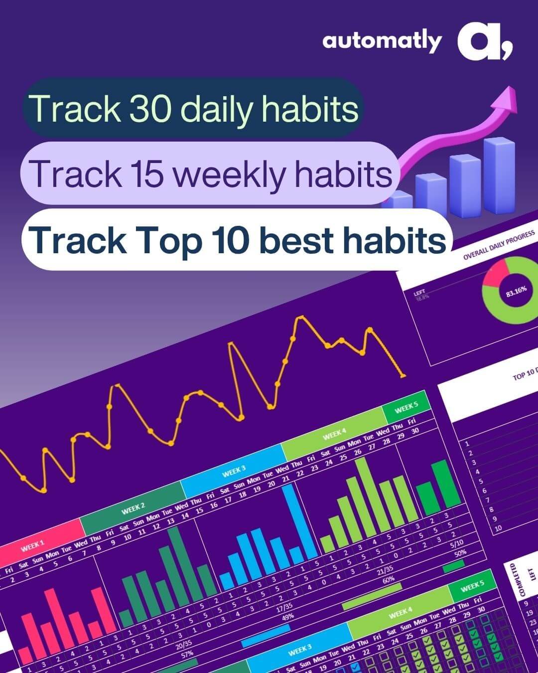 Smart Habit Journal_Excel - Image 3