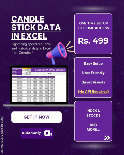 Candle Stick Data Excel_Zerodha